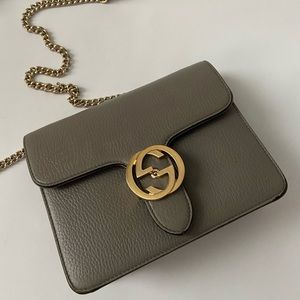 Gucci Dollar calfskin small shoulder bag